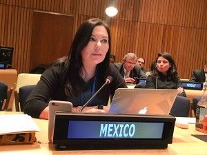 Laura Rojas Audiencia Parlamentaria sobre drogas UIP ONU